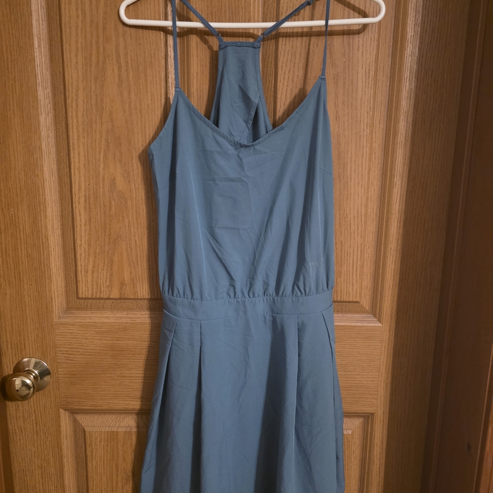 HALARA Blue Midi Dress